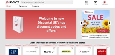 Disconta collects the latest discount codes and offers from thousands top online stores